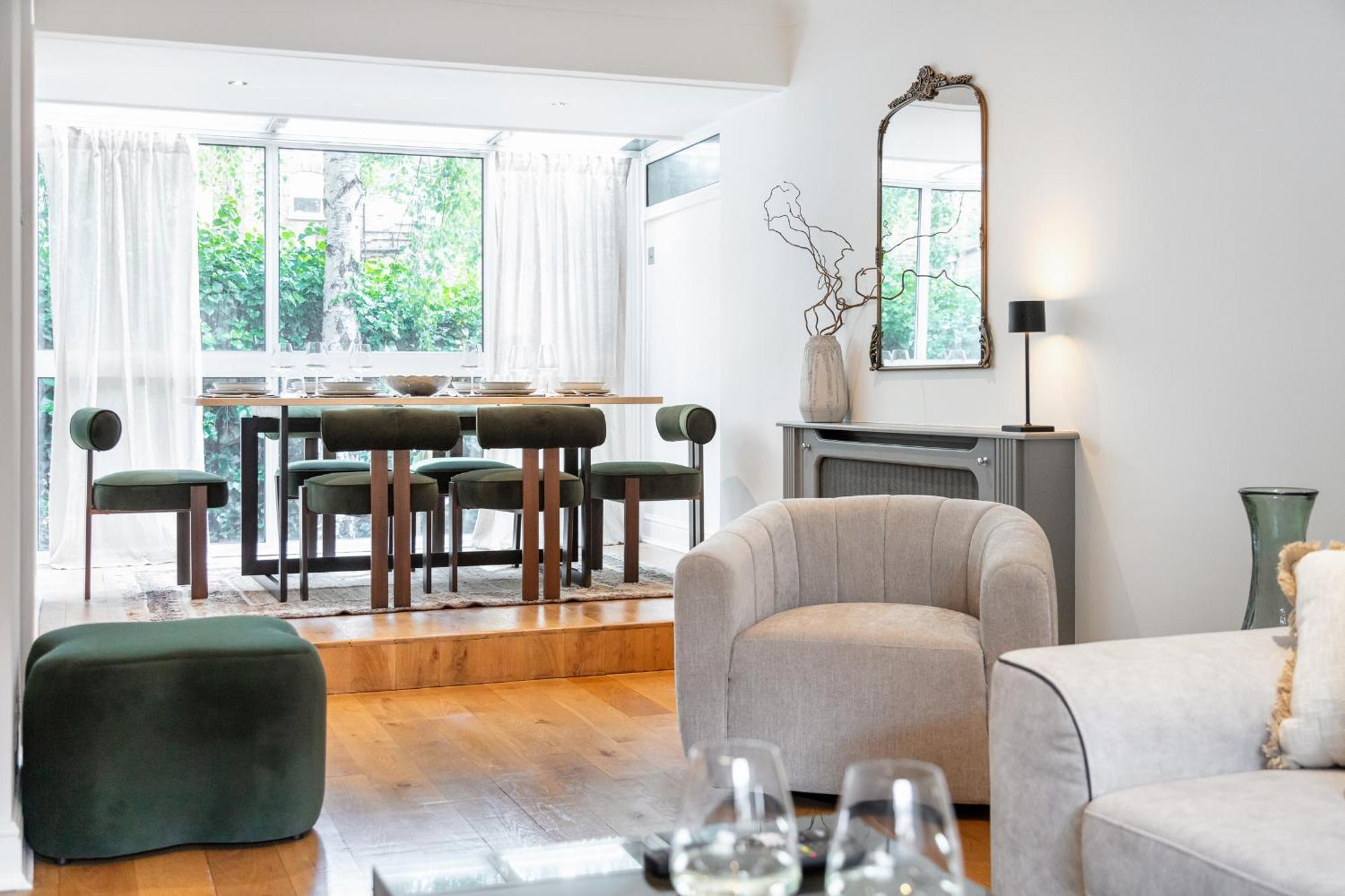 Rare 4Beds Townhouse In Kensington With Patio Vila Londres Exterior foto