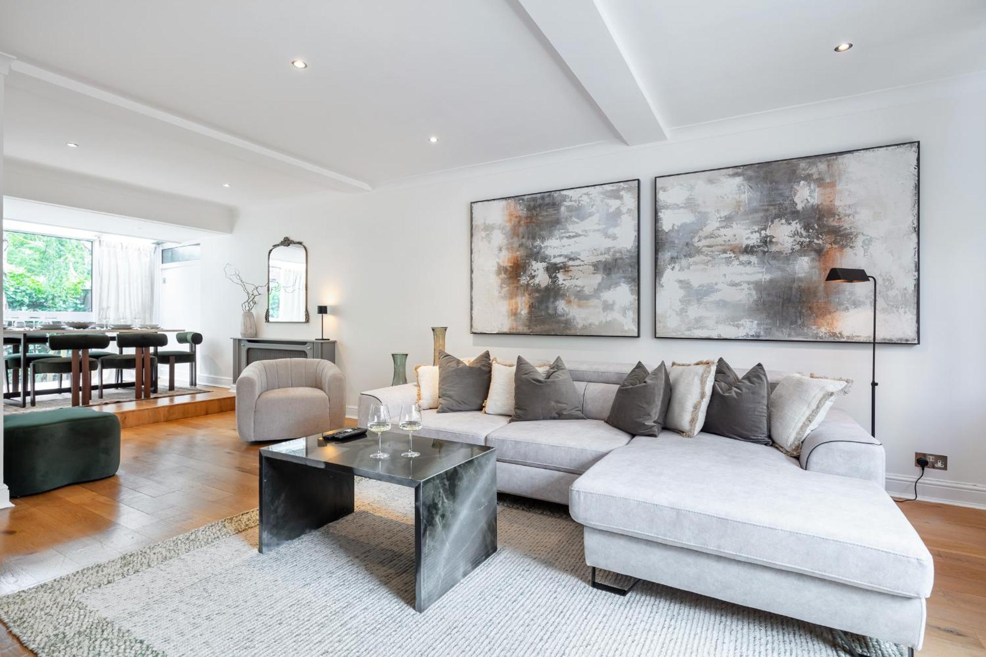 Rare 4Beds Townhouse In Kensington With Patio Vila Londres Exterior foto