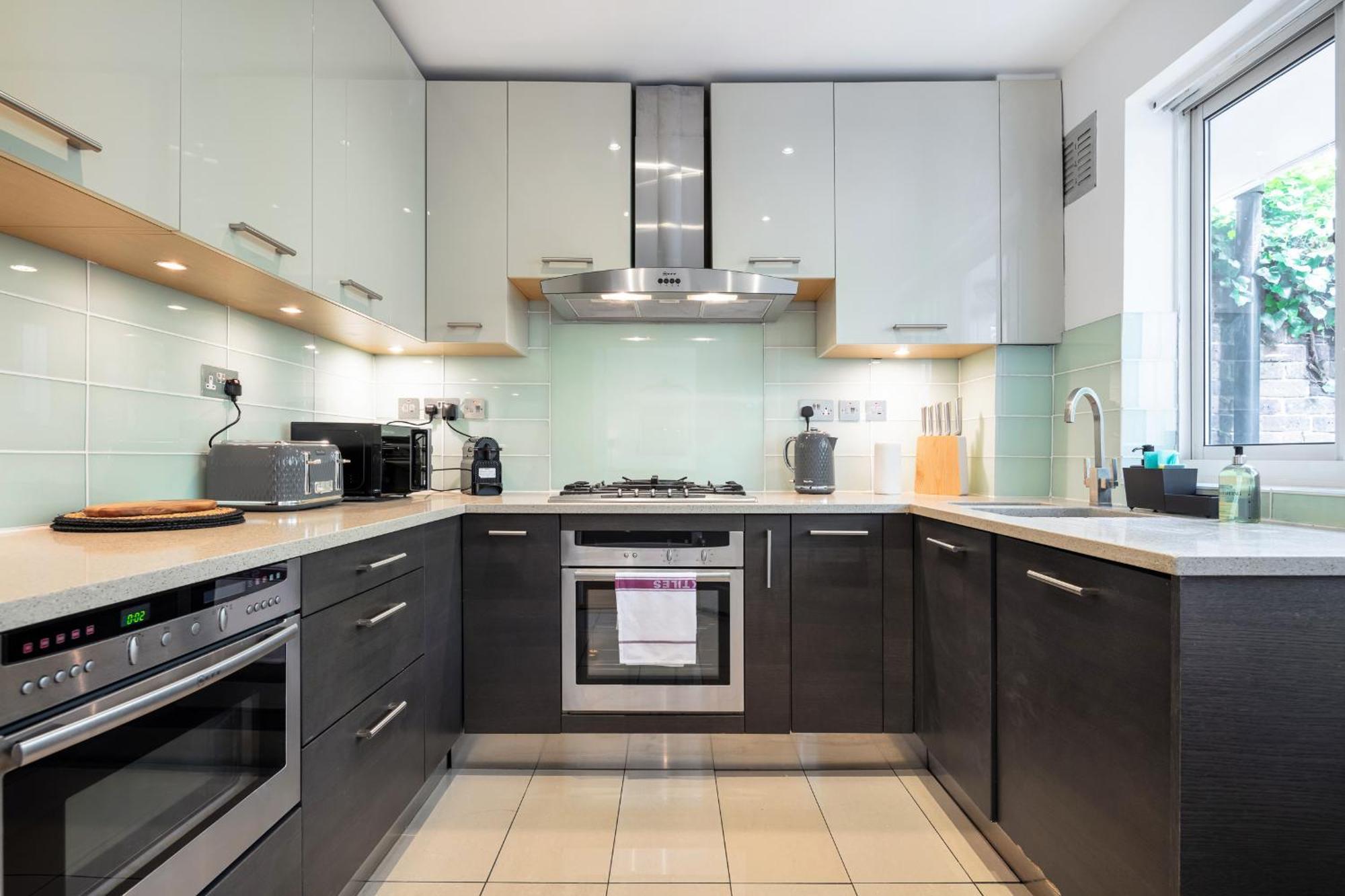 Rare 4Beds Townhouse In Kensington With Patio Vila Londres Exterior foto