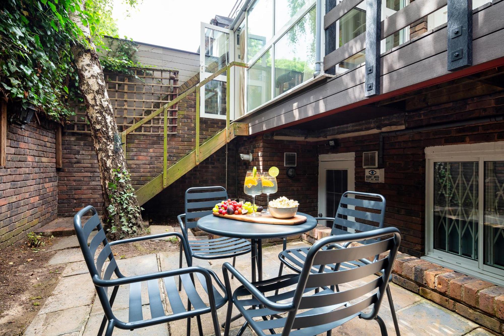 Rare 4Beds Townhouse In Kensington With Patio Vila Londres Exterior foto